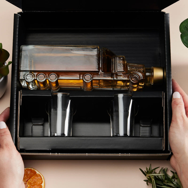 Truck Bottle 350ml - Honey Highland Liqueur - Gift Box - Flaschengeist (Aust) Pty Ltd