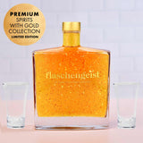 Luxe Decanter - Scotch Whisky + 24ct Gold Flakes - Gift Box